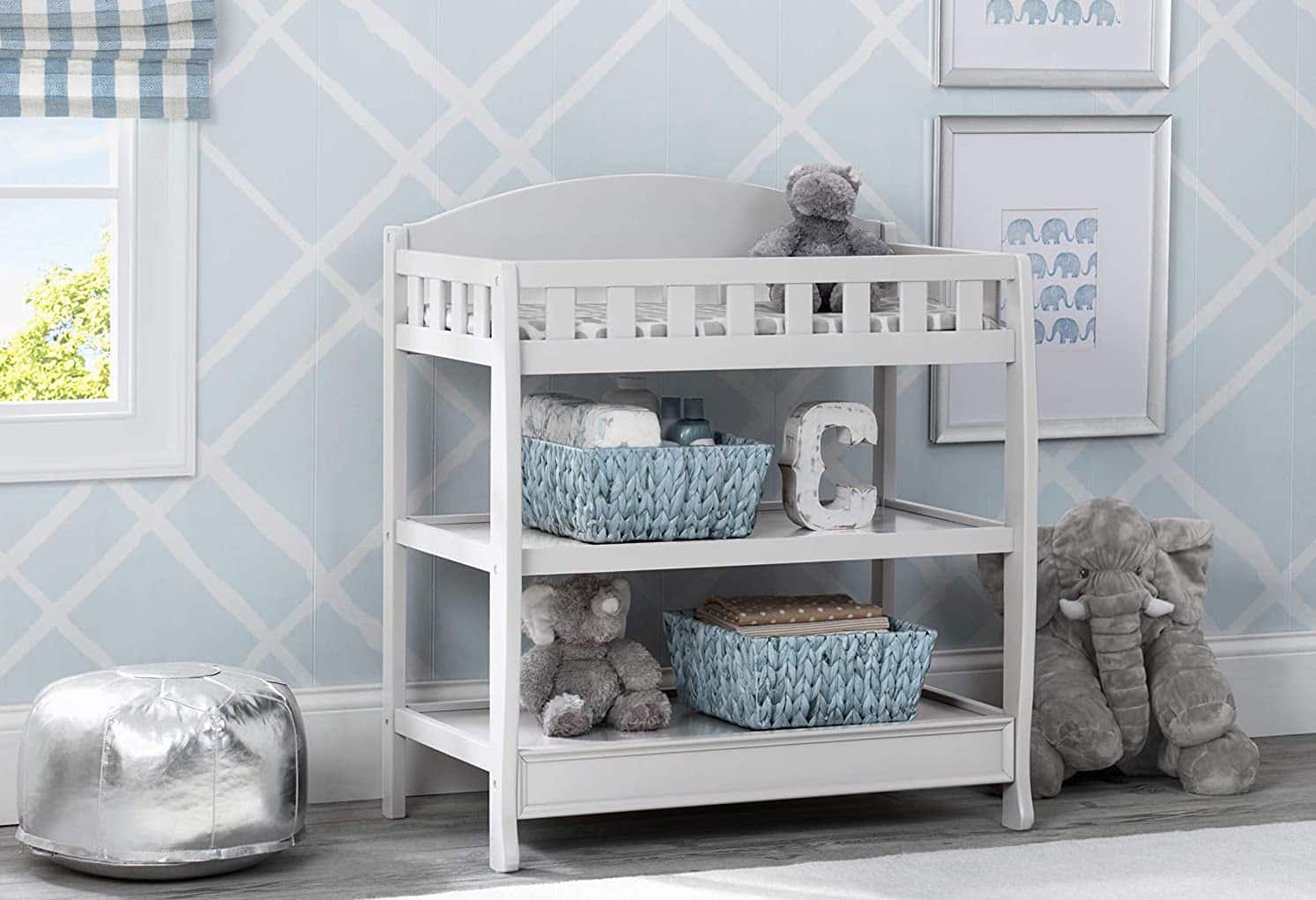changing table in living room