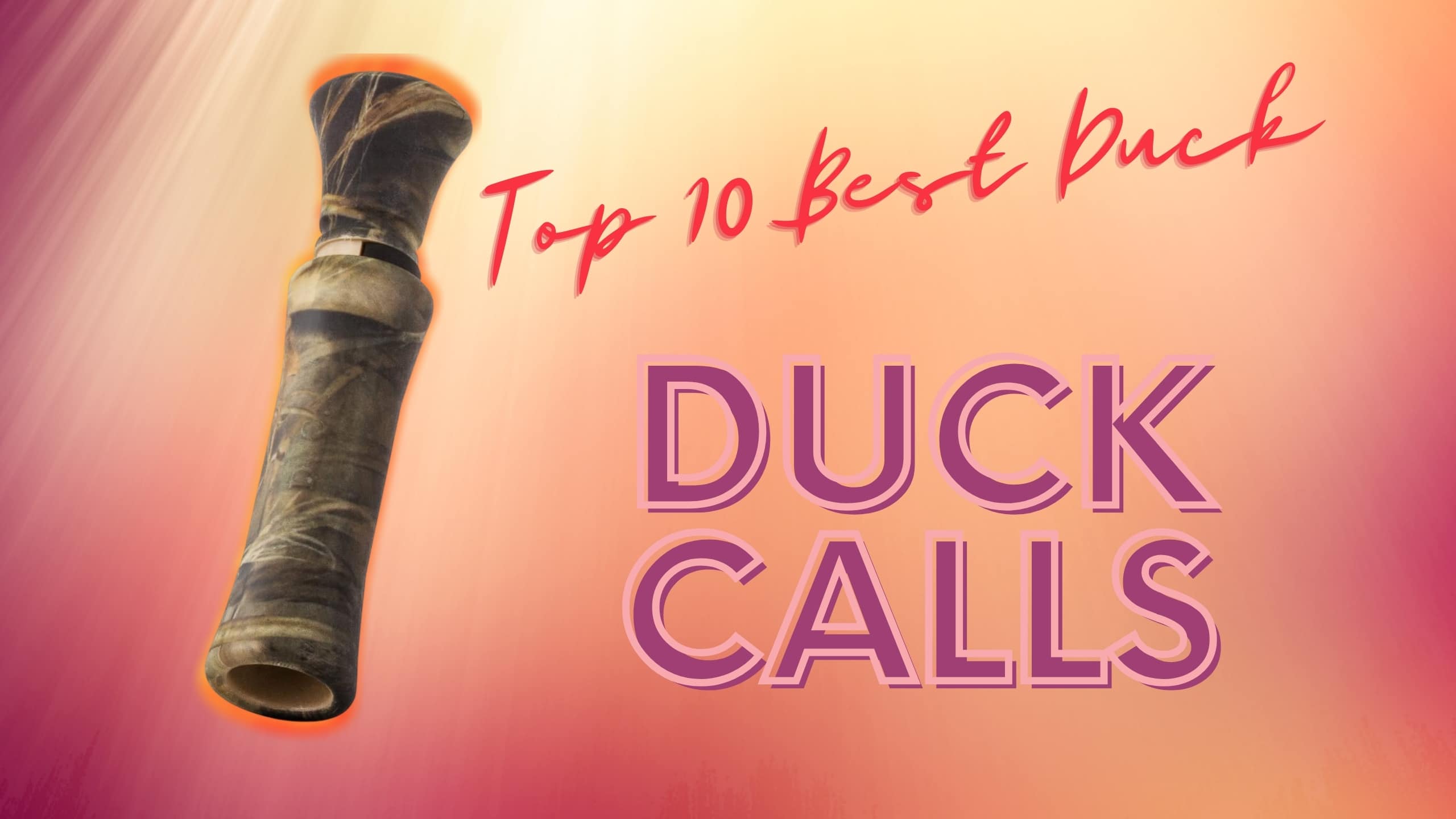 Top 10 Best Duck Calls in 2023 Reviews Buyer's Guide